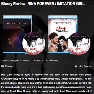  Bluray Review: NINA FOREVER / IMITATION GIRL